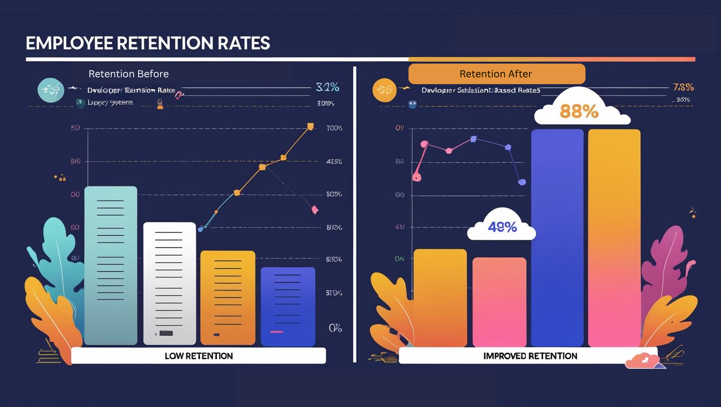 infographic of cloud migration leading teach talent retention