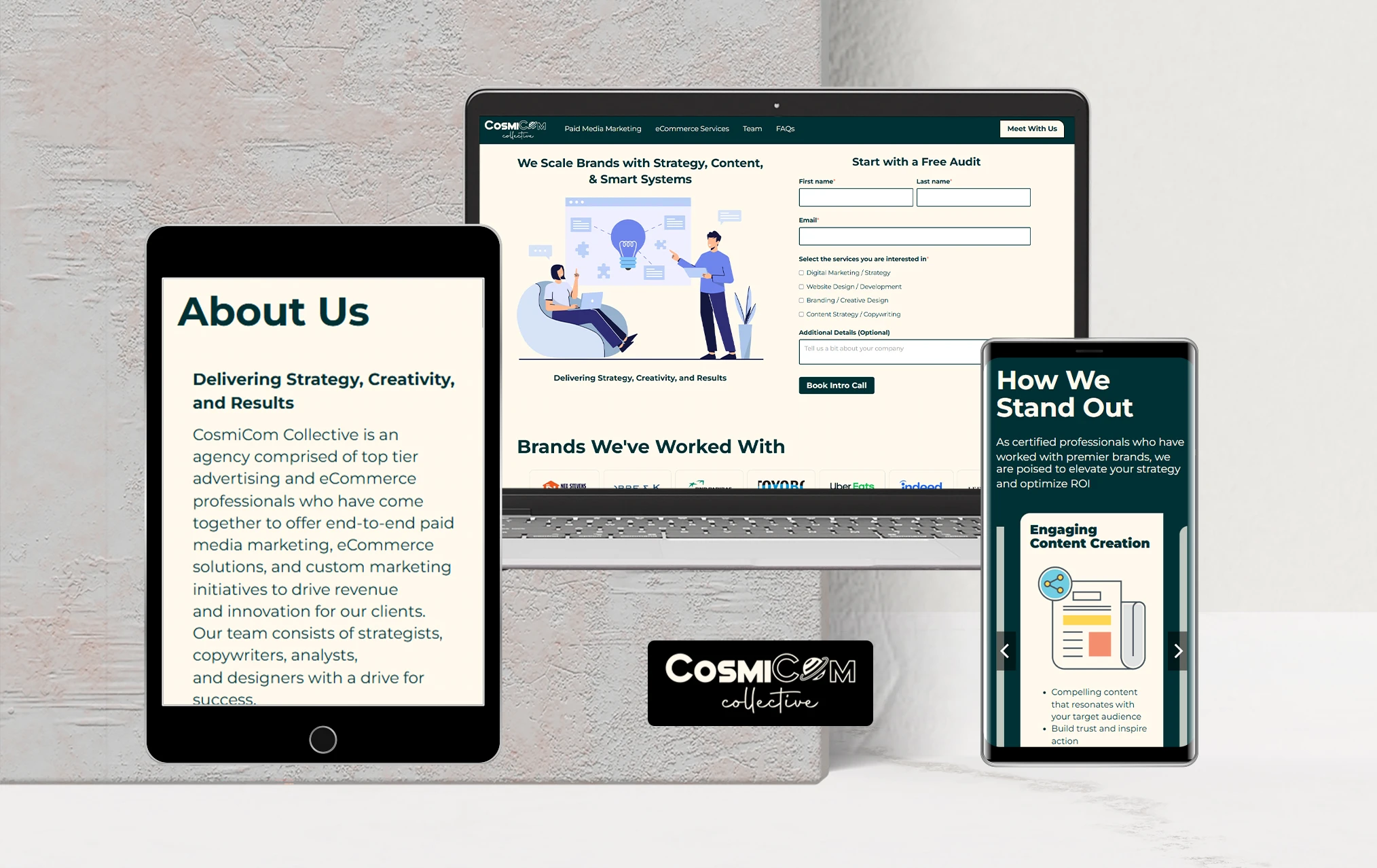 Cosmicom Collection | 360 degree Digital solutions Case study