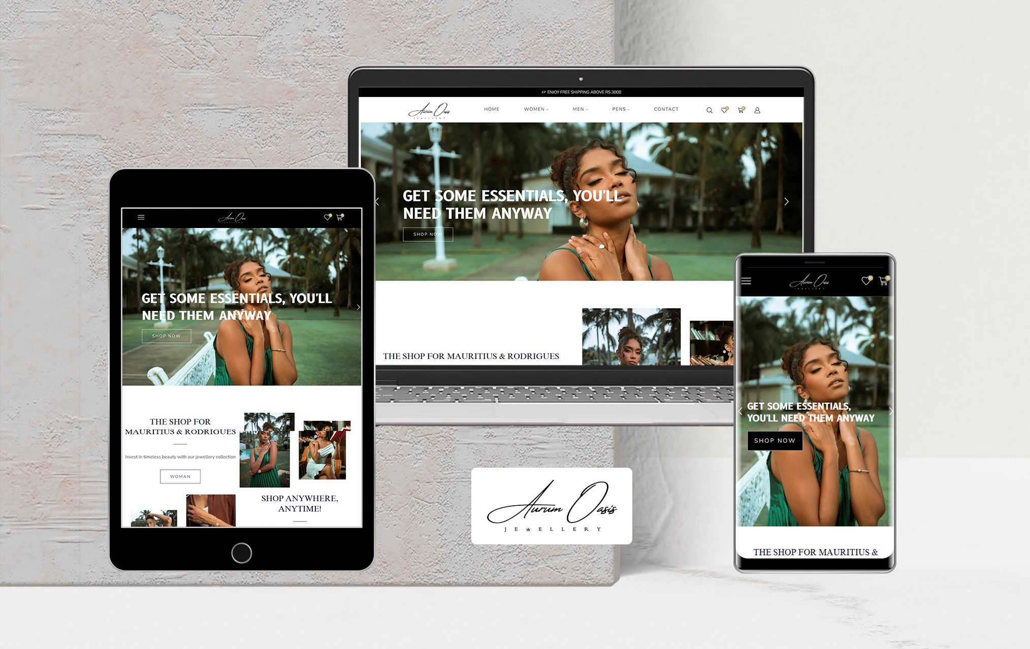 Aurum Oasis |  Digital Retail for Jewelry & Corporate Gifting Case study